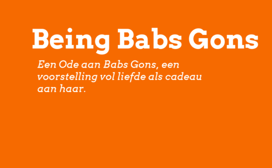 Open call Being Babs Gons 2