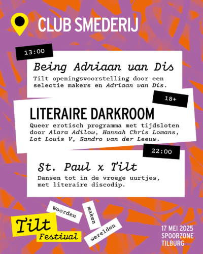 Social post Tilt Festival werkbestand