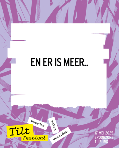 Social post Tilt Festival werkbestand