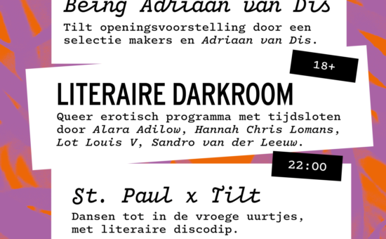 Social post Tilt Festival werkbestand
